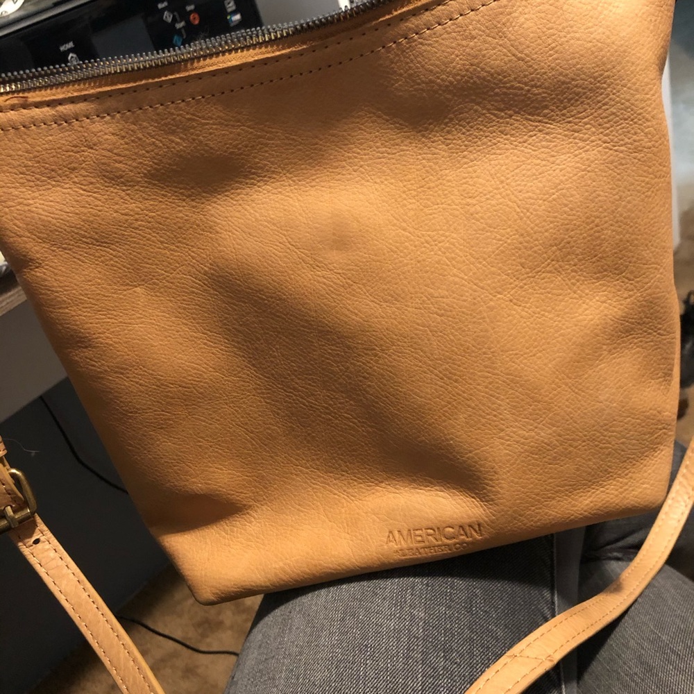 American Leather boho purse